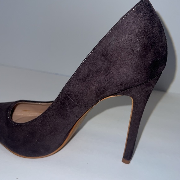 Stiletto Dark grey, suede heels - Picture 3 of 12